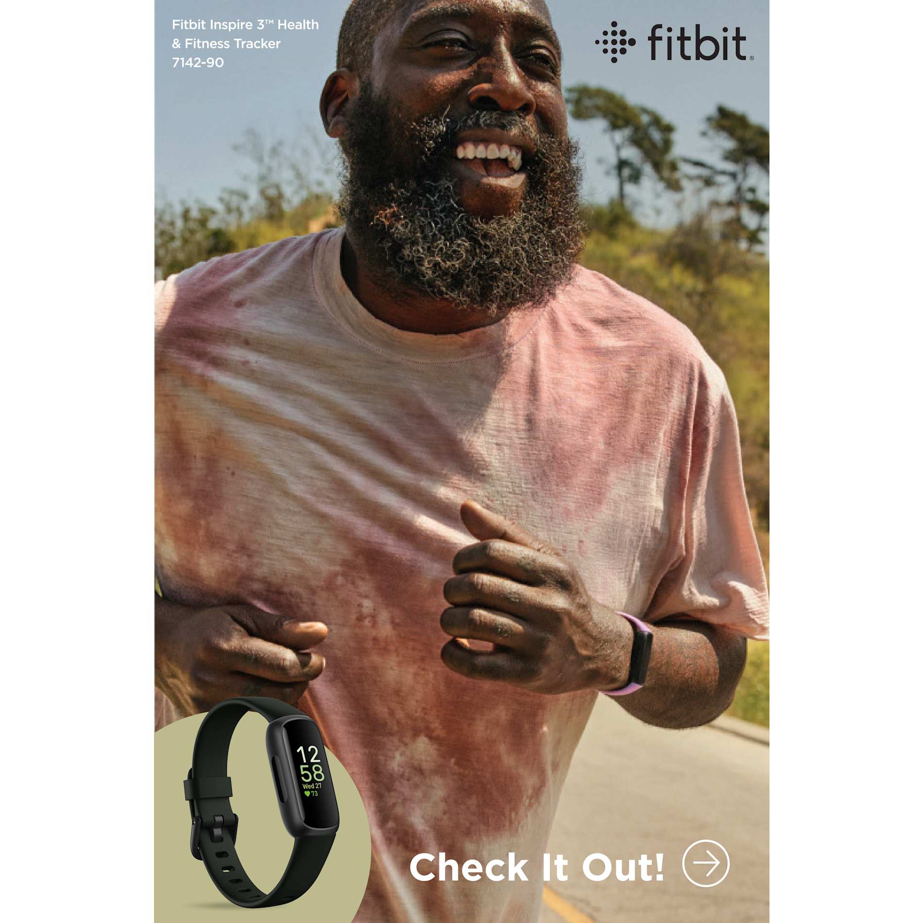 Fitbit Inspire 3 - Etchified - Etchified - 7142-90LI