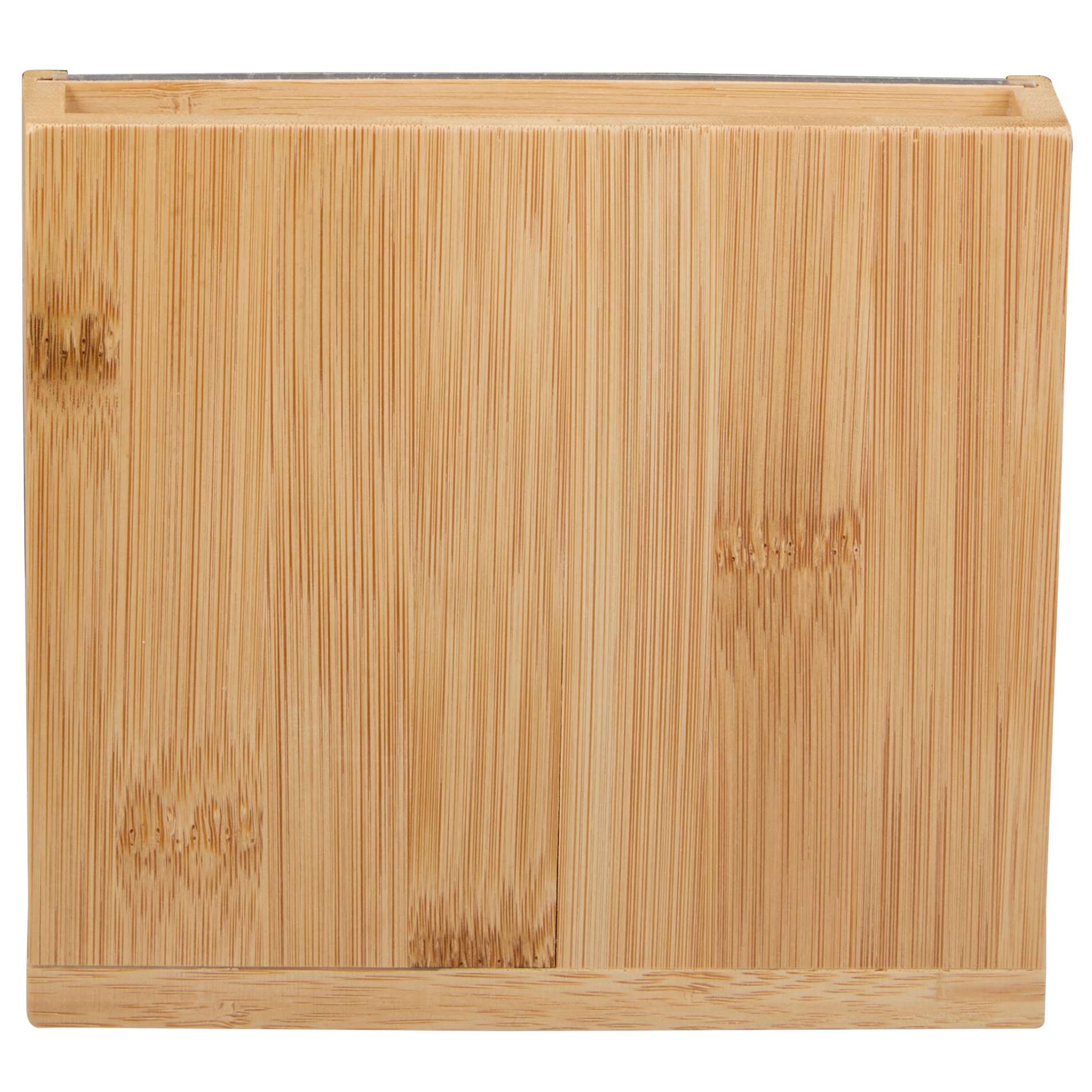 FSC® 100% Bamboo Photo Frame Desktop Organizer - Etchified - Etchified - SM-9035NT