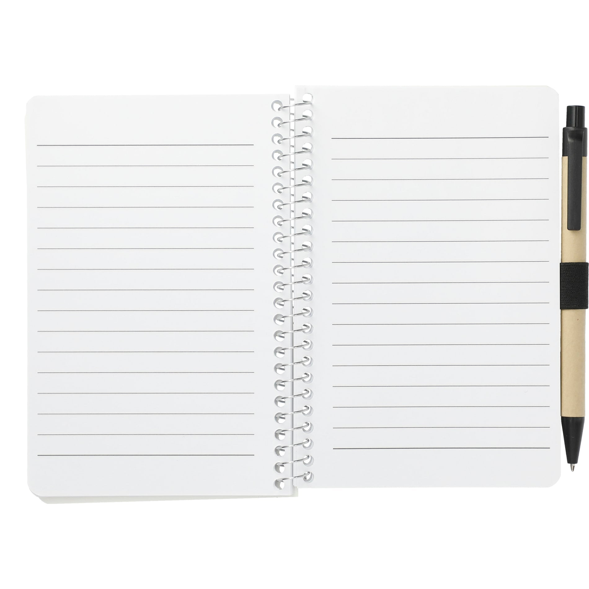 FSC® Mix 4" x 6" Pocket Spiral Notebook with Pen - Etchified - Etchified - SM-4348BL