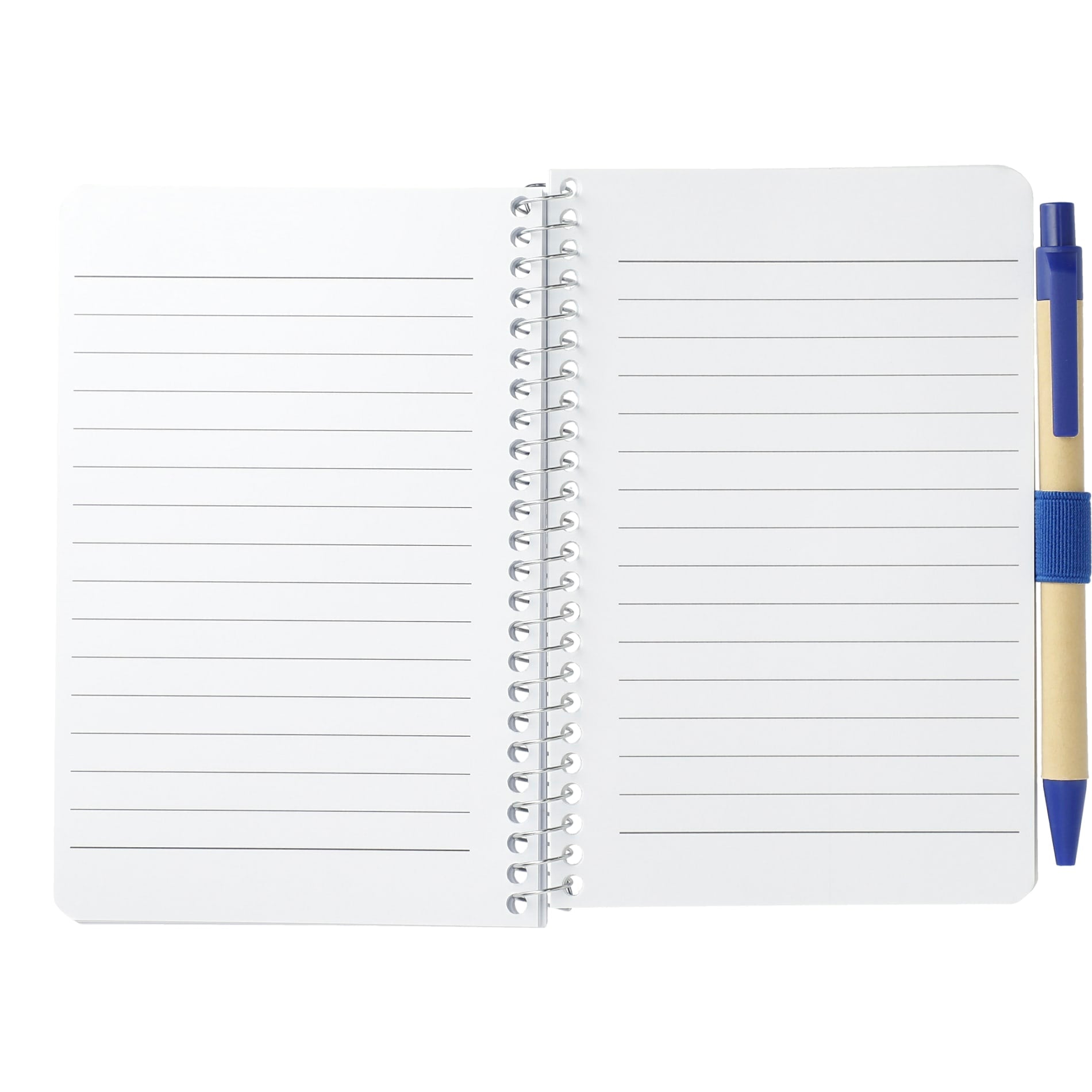 FSC® Mix 4" x 6" Pocket Spiral Notebook with Pen - Etchified - Etchified - SM-4348BL