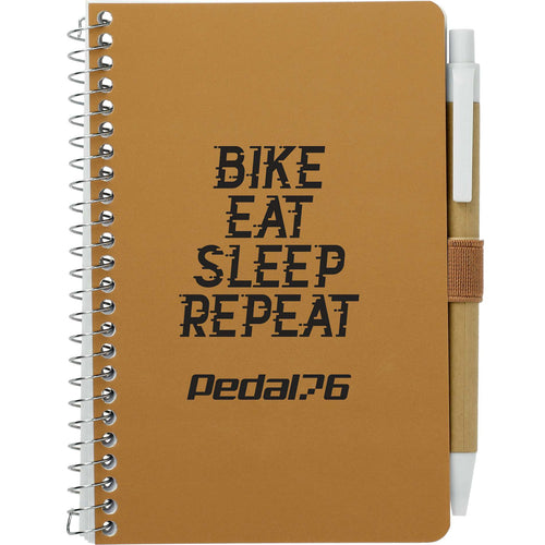 FSC® Mix 4" x 6" Pocket Spiral Notebook with Pen - Etchified - Etchified - SM-4348NT