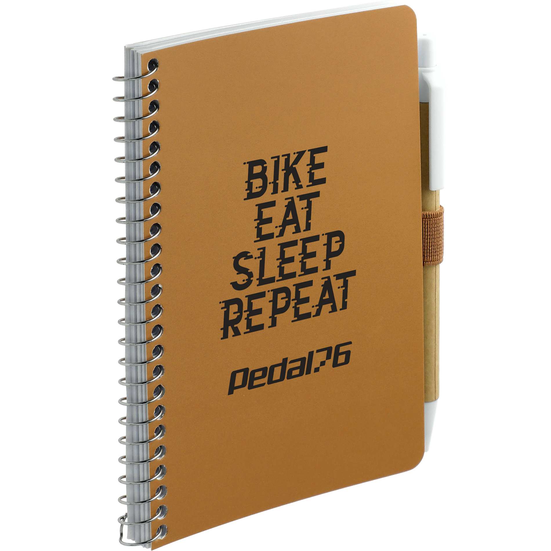 FSC® Mix 4" x 6" Pocket Spiral Notebook with Pen - Etchified - Etchified - SM-4348PP