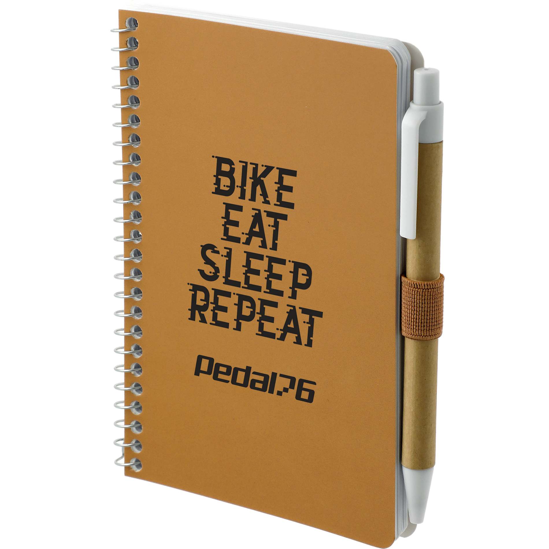 FSC® Mix 4" x 6" Pocket Spiral Notebook with Pen - Etchified - Etchified - SM-4348PP