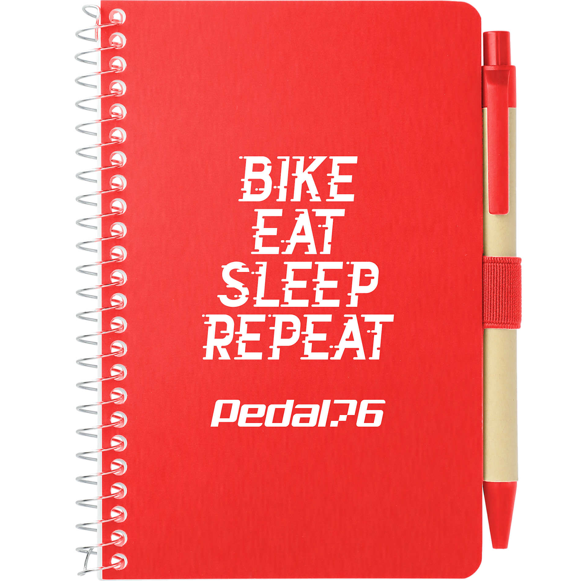 FSC® Mix 4" x 6" Pocket Spiral Notebook with Pen - Etchified - Etchified - SM-4348PP