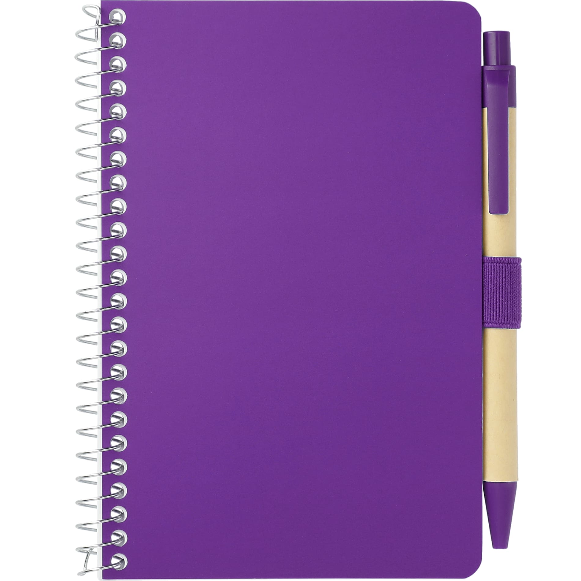 FSC® Mix 4" x 6" Pocket Spiral Notebook with Pen - Etchified - Etchified - SM-4348PP
