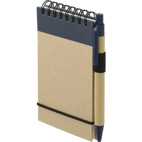 FSC® Mix 5" x 3" Recycled Jotter with Pen - Etchified - Etchified - SM-3429GR