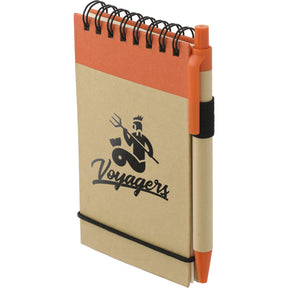 FSC® Mix 5" x 3" Recycled Jotter with Pen - Etchified - Etchified - SM-3429GR