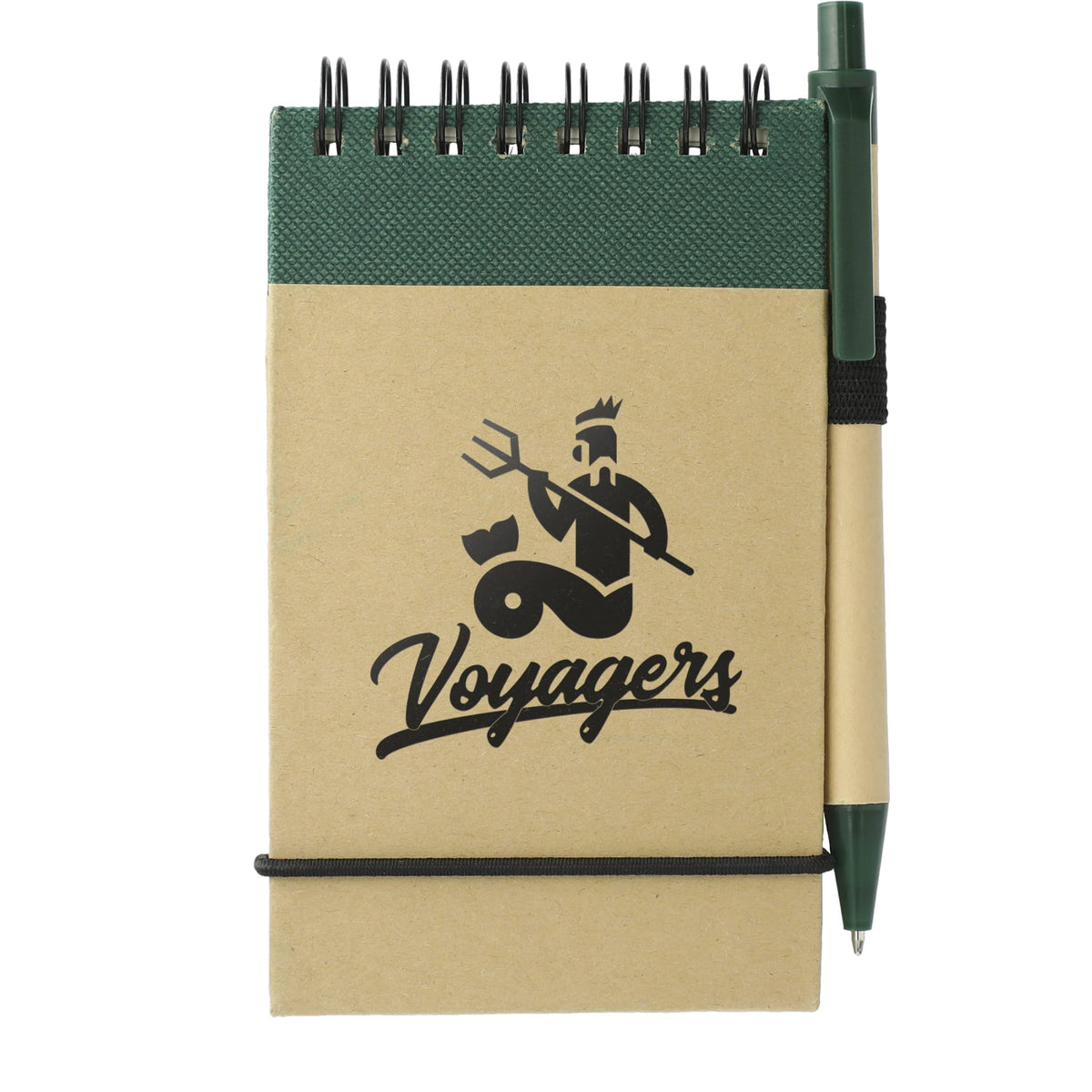FSC® Mix 5" x 3" Recycled Jotter with Pen - Etchified - Etchified - SM-3429GR