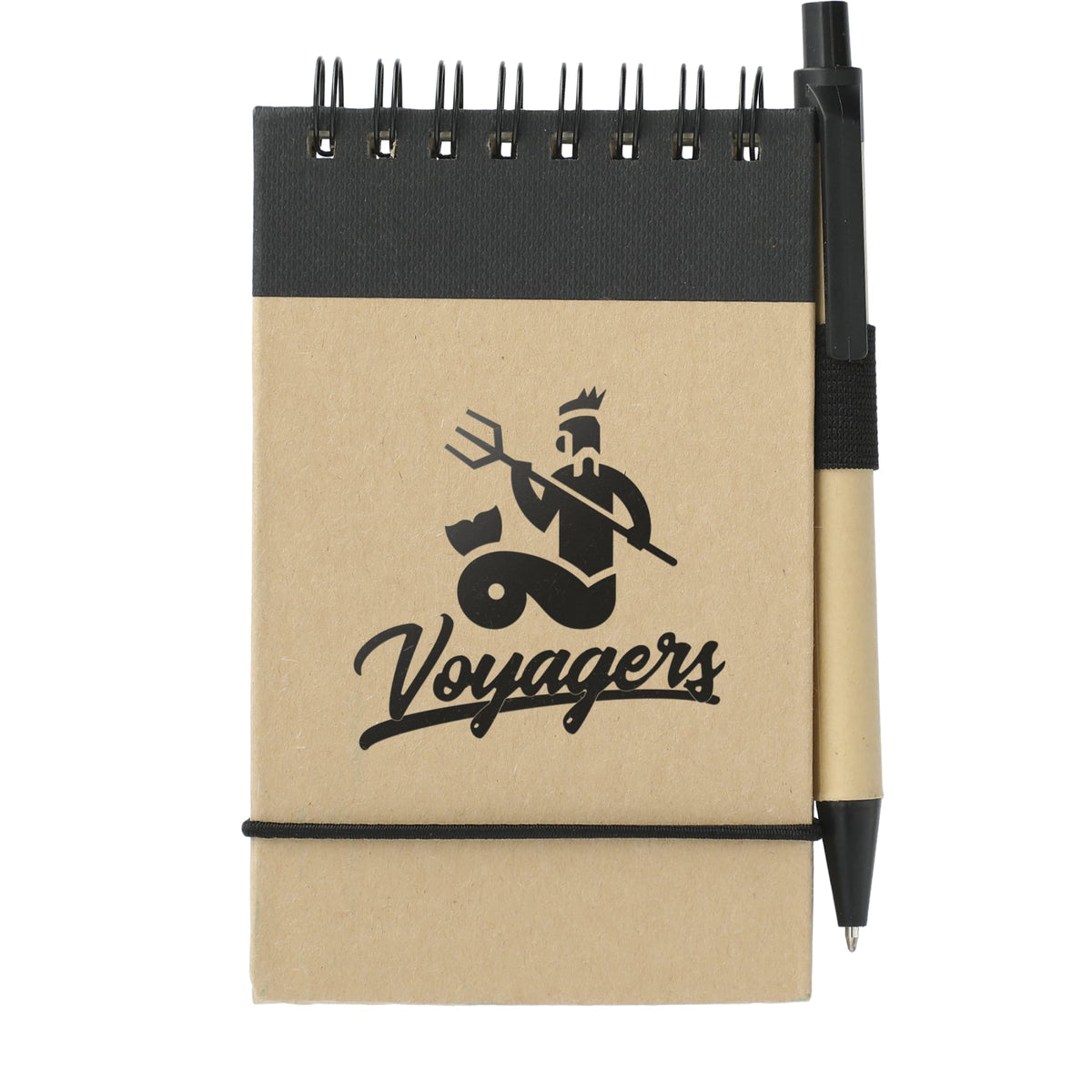 FSC® Mix 5" x 3" Recycled Jotter with Pen - Etchified - Etchified - SM-3429GR