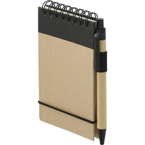 FSC® Mix 5" x 3" Recycled Jotter with Pen - Etchified - Etchified - SM-3429GR