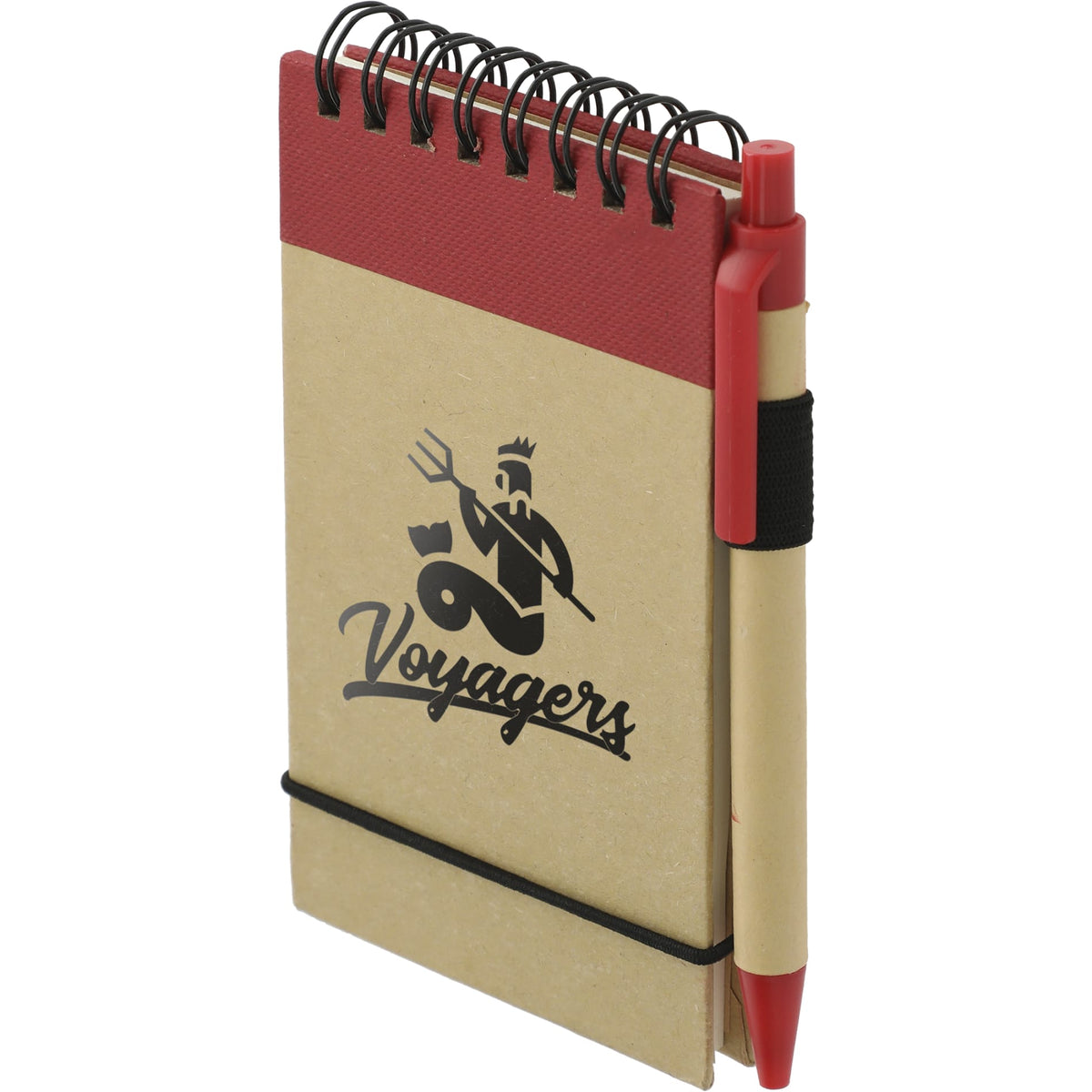 FSC® Mix 5" x 3" Recycled Jotter with Pen - Etchified - Etchified - SM-3429GR