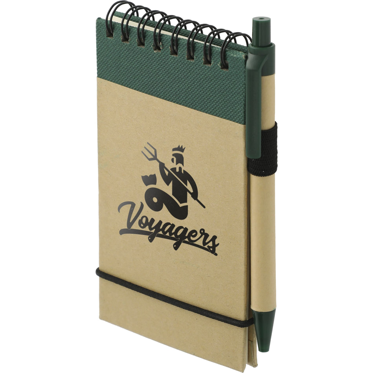 FSC® Mix 5" x 3" Recycled Jotter with Pen - Etchified - Etchified - SM-3429GR