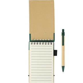 FSC® Mix 5" x 3" Recycled Jotter with Pen - Etchified - Etchified - SM-3429GR