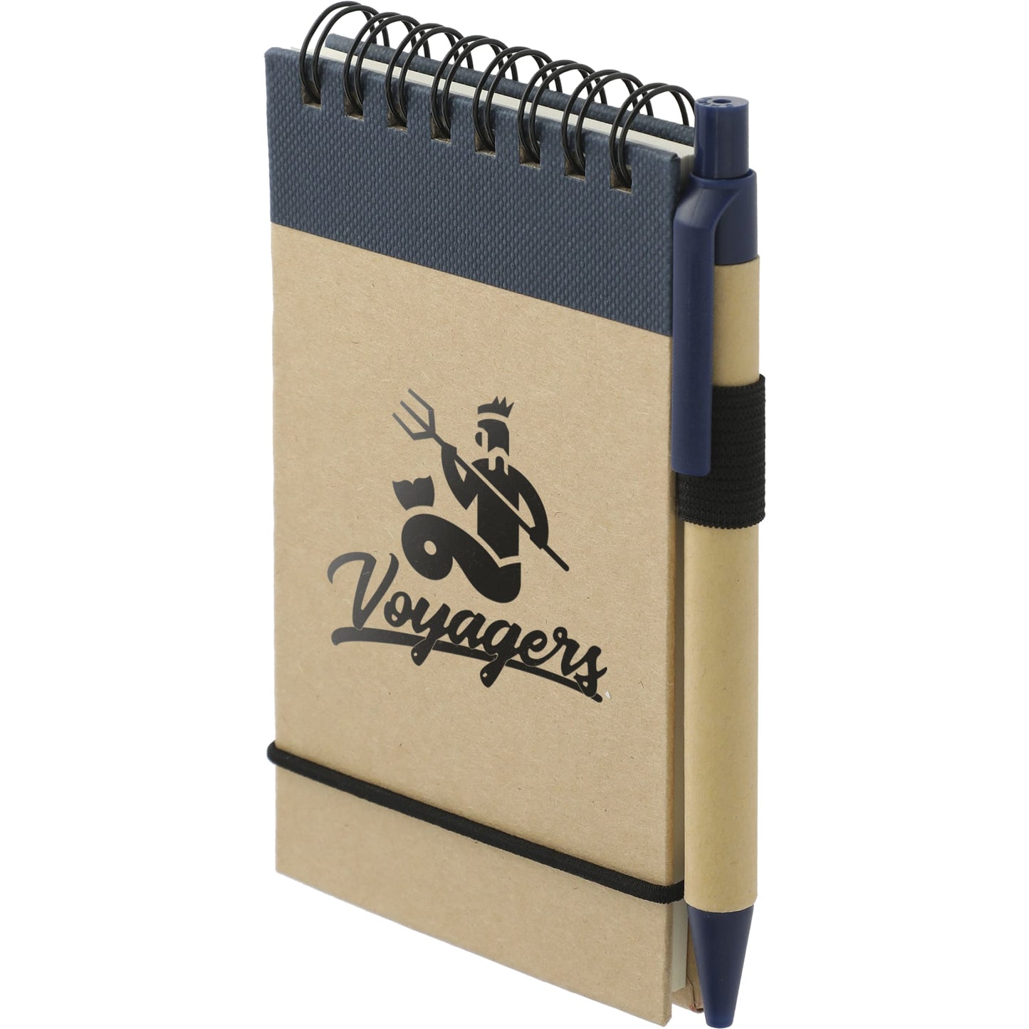 FSC® Mix 5" x 3" Recycled Jotter with Pen - Etchified - Etchified - SM-3429GR