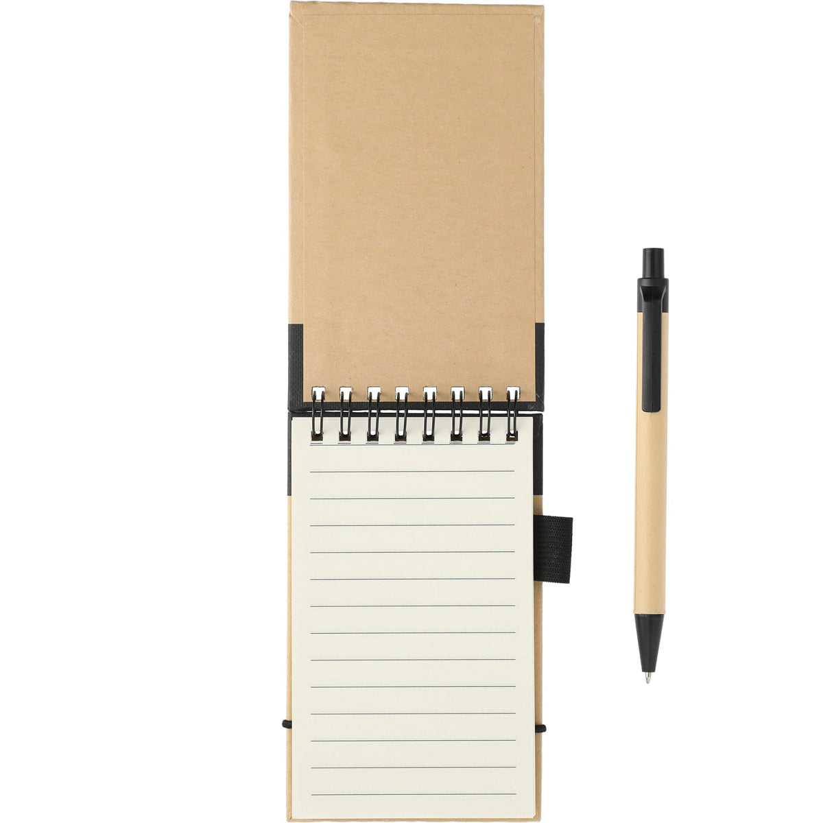 FSC® Mix 5" x 3" Recycled Jotter with Pen - Etchified - Etchified - SM-3429GR
