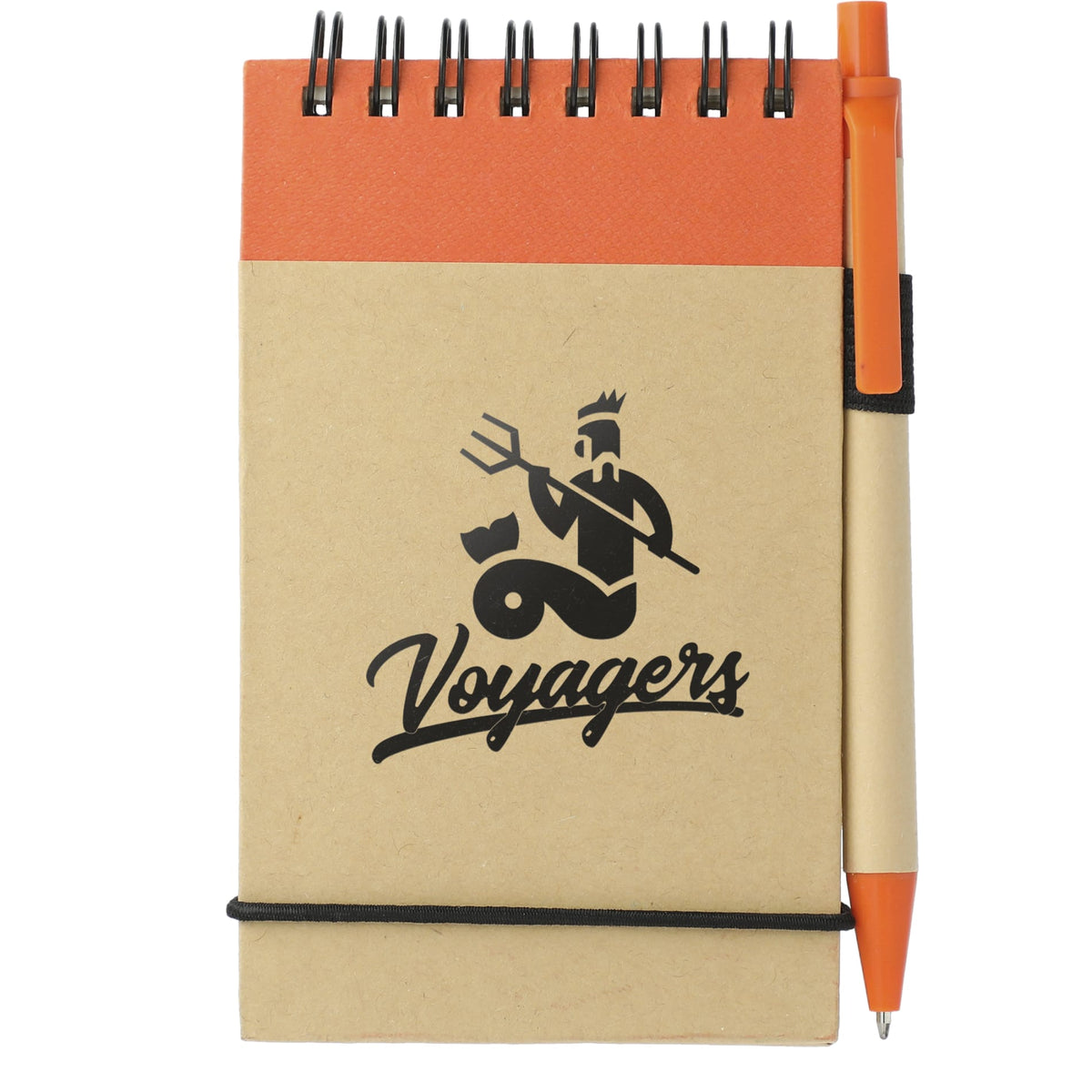 FSC® Mix 5" x 3" Recycled Jotter with Pen - Etchified - Etchified - SM-3429OR