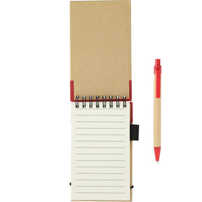 FSC® Mix 5" x 3" Recycled Jotter with Pen - Etchified - Etchified - SM-3429RE