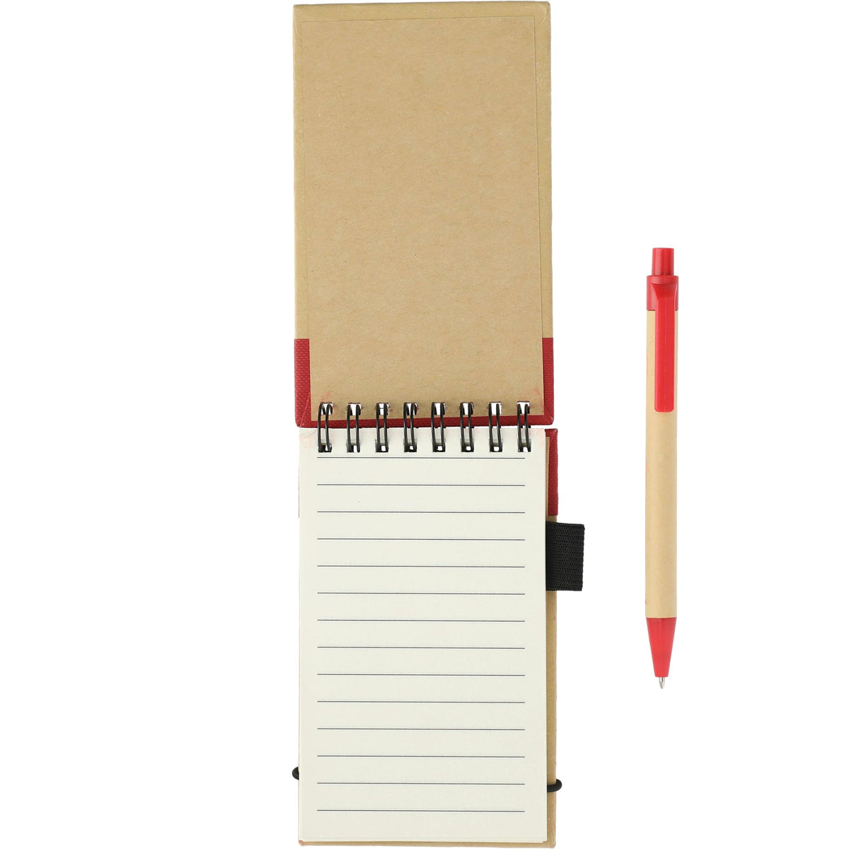 FSC® Mix 5" x 3" Recycled Jotter with Pen - Etchified - Etchified - SM-3429RE