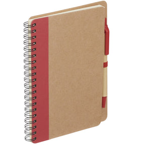 FSC® Mix 5" x 7" Eco Spiral Notebook with Pen - Etchified - Etchified - SM-3468BK