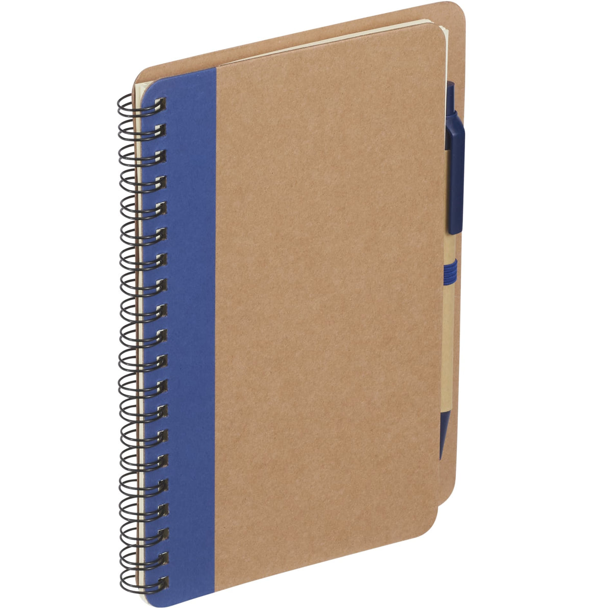 FSC® Mix 5" x 7" Eco Spiral Notebook with Pen - Etchified - Etchified - SM-3468BK