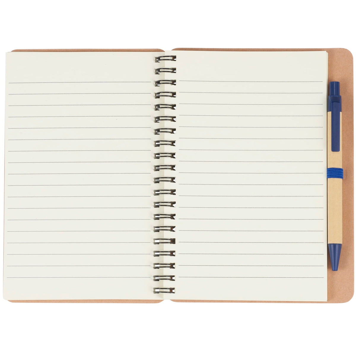 FSC® Mix 5" x 7" Eco Spiral Notebook with Pen - Etchified - Etchified - SM-3468BL