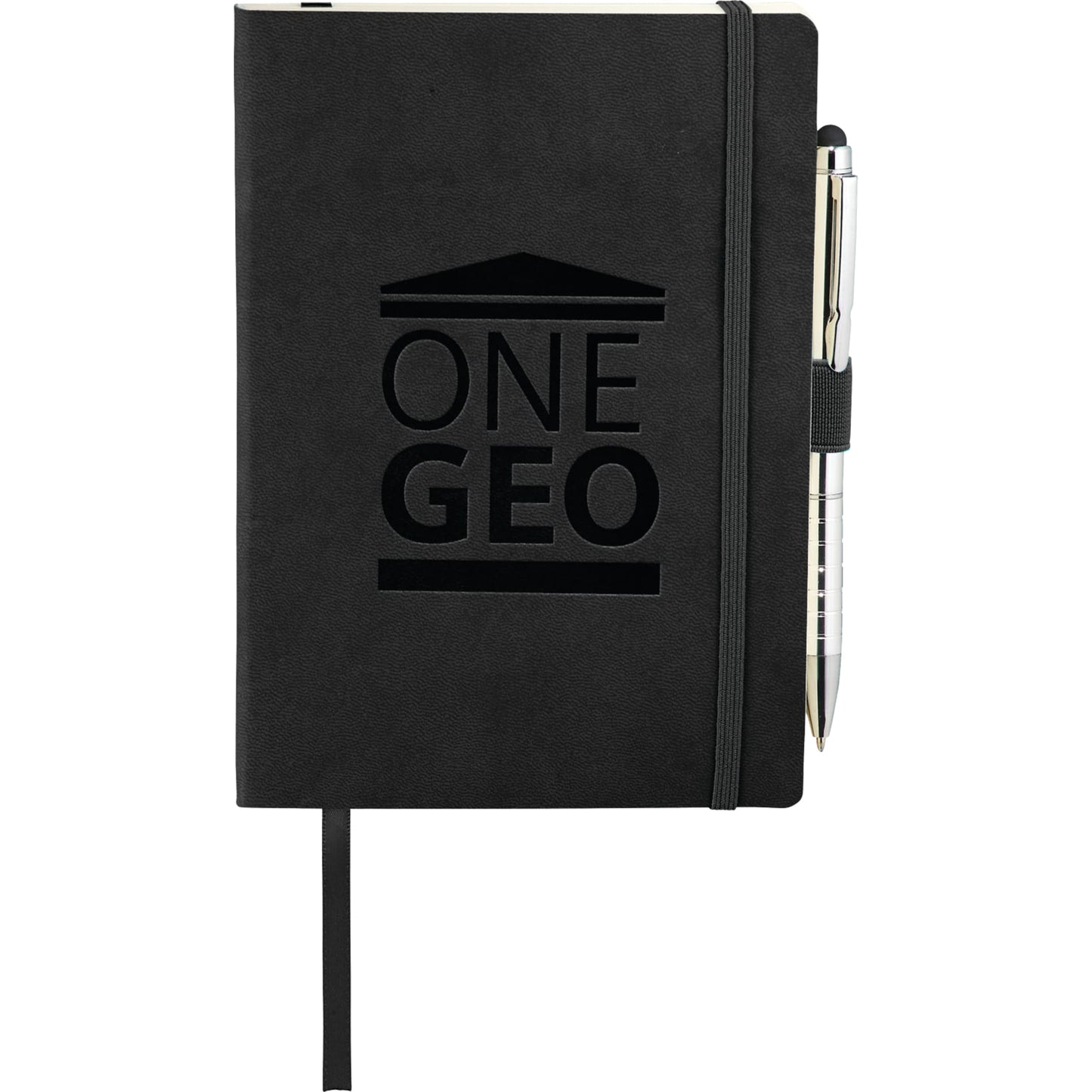 FSC® Mix 5" x 7" Revello Soft Bound Journal - Etchified - Etchified - 2700-67BK