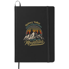 FSC® Mix 5" x 7" Snap Elastic Closure Notebook - Etchified - Etchified - SM-3443BK