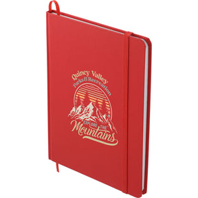 FSC® Mix 5" x 7" Snap Elastic Closure Notebook - Etchified - Etchified - SM-3443BK
