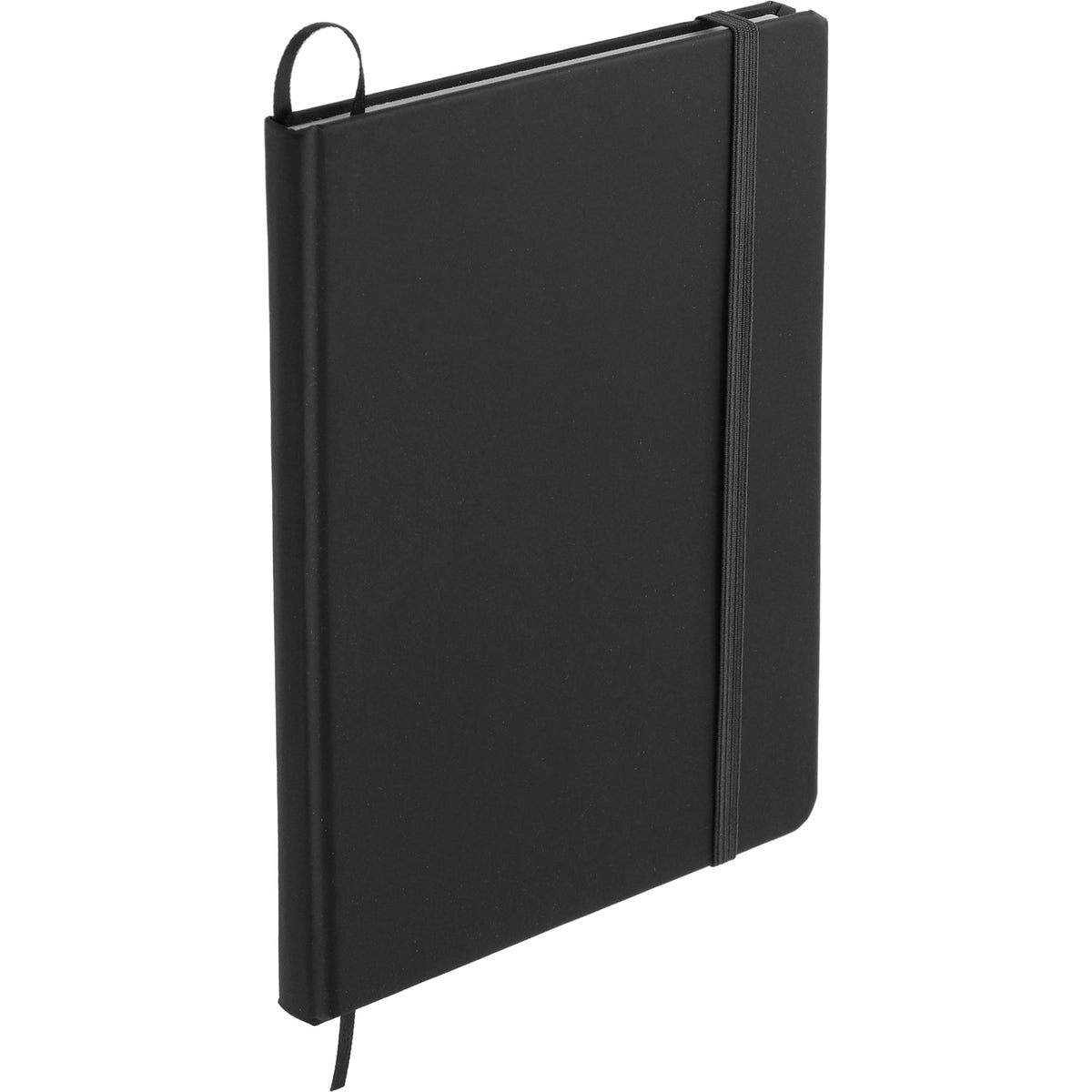 FSC® Mix 5" x 7" Snap Elastic Closure Notebook - Etchified - Etchified - SM-3443BK