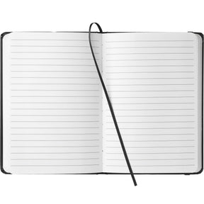 FSC® Mix 5" x 7" Snap Elastic Closure Notebook - Etchified - Etchified - SM-3443BK