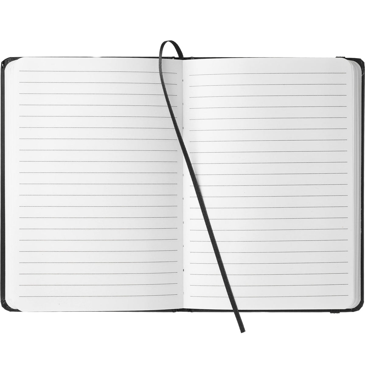FSC® Mix 5" x 7" Snap Elastic Closure Notebook - Etchified - Etchified - SM-3443BK