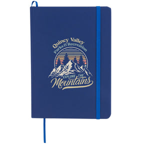 FSC® Mix 5" x 7" Snap Elastic Closure Notebook - Etchified - Etchified - SM-3443BK