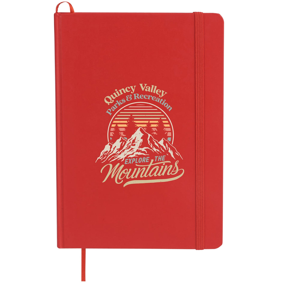 FSC® Mix 5" x 7" Snap Elastic Closure Notebook - Etchified - Etchified - SM-3443RE