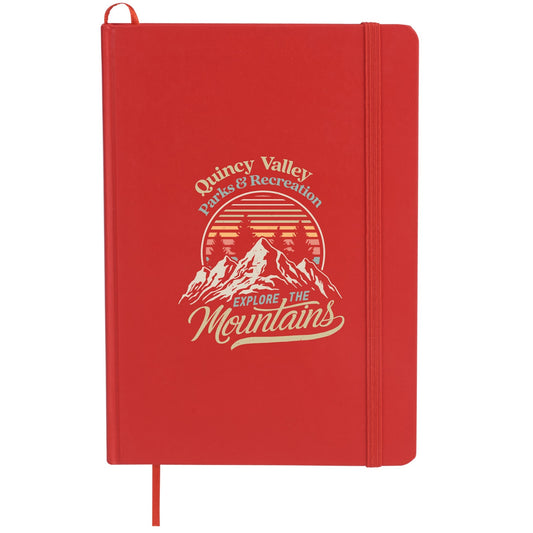 FSC® Mix 5" x 7" Snap Elastic Closure Notebook - Etchified - Etchified - SM-3443RE