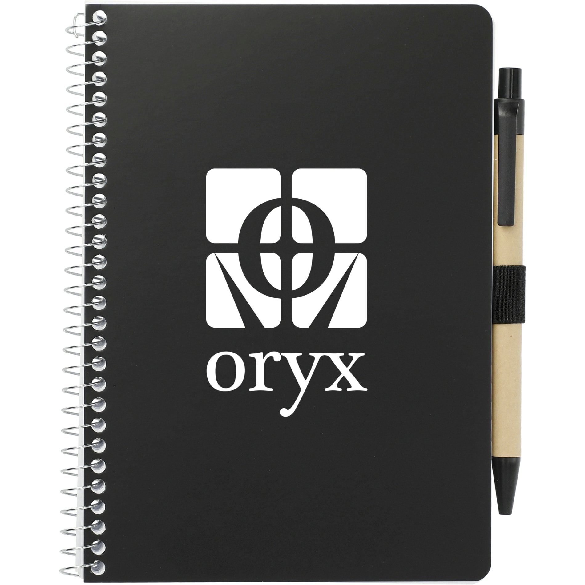 FSC® Mix 5” x 7” Spiral Notebook with Pen - Etchified - Etchified - SM-4347BL