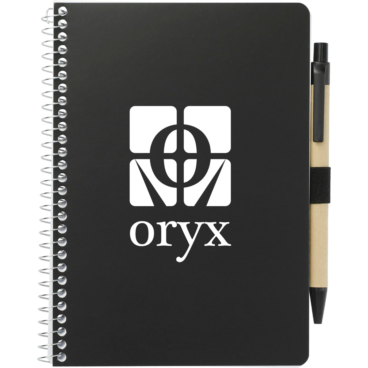 FSC® Mix 5” x 7” Spiral Notebook with Pen - Etchified - Etchified - SM-4347BL