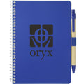 FSC® Mix 5” x 7” Spiral Notebook with Pen - Etchified - Etchified - SM-4347BL