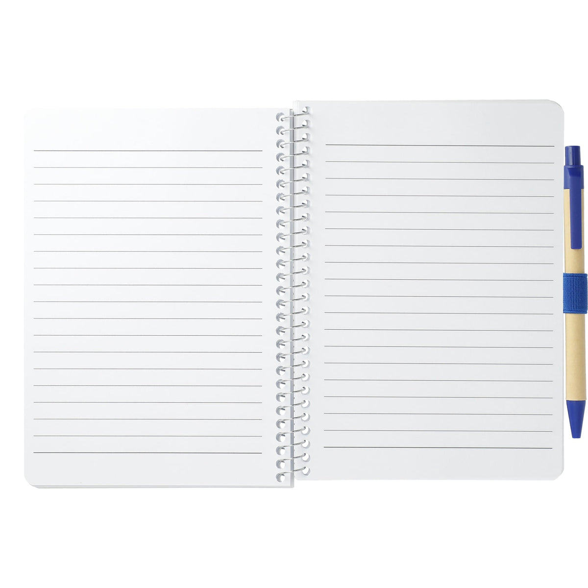 FSC® Mix 5” x 7” Spiral Notebook with Pen - Etchified - Etchified - SM-4347BL