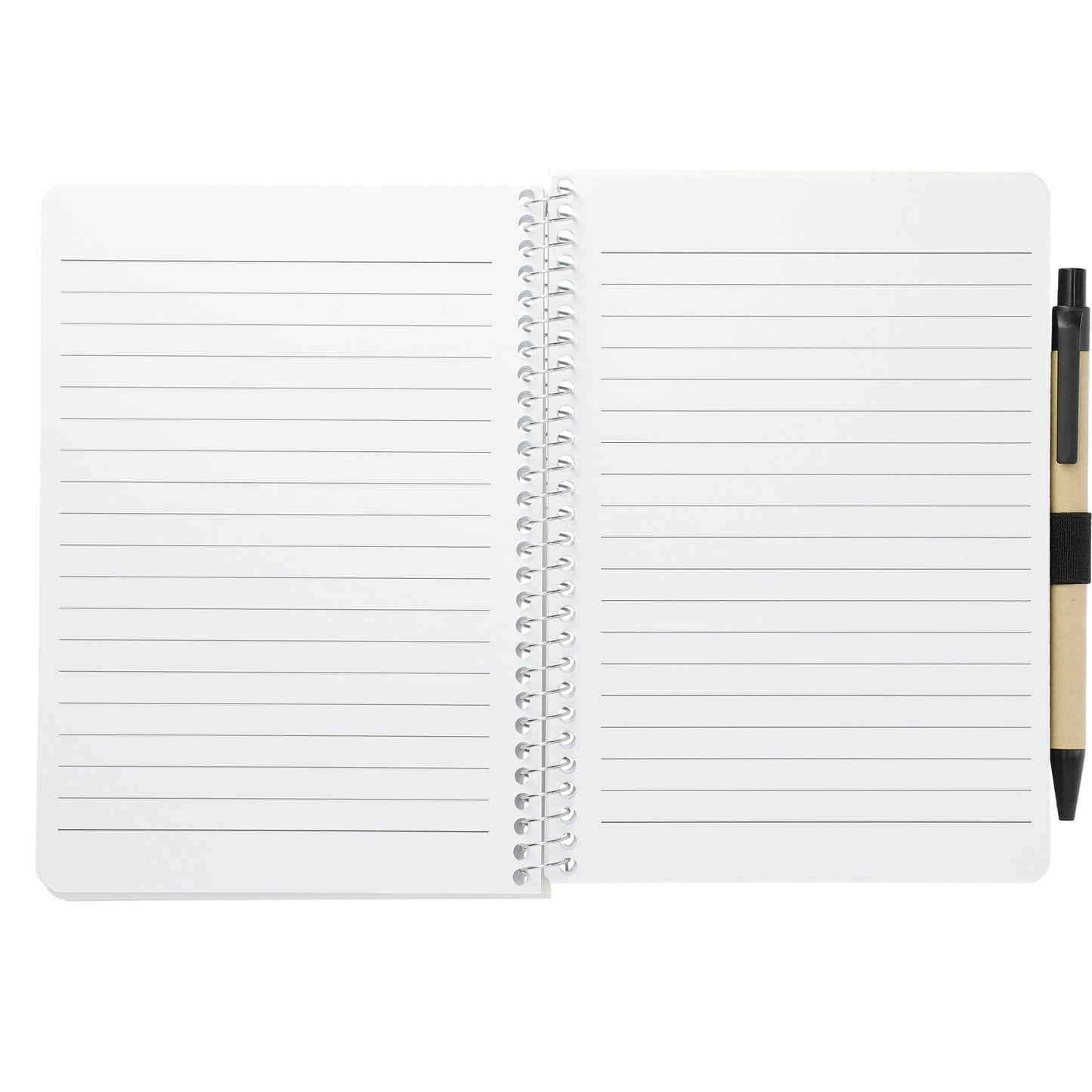 FSC® Mix 5” x 7” Spiral Notebook with Pen - Etchified - Etchified - SM-4347BL