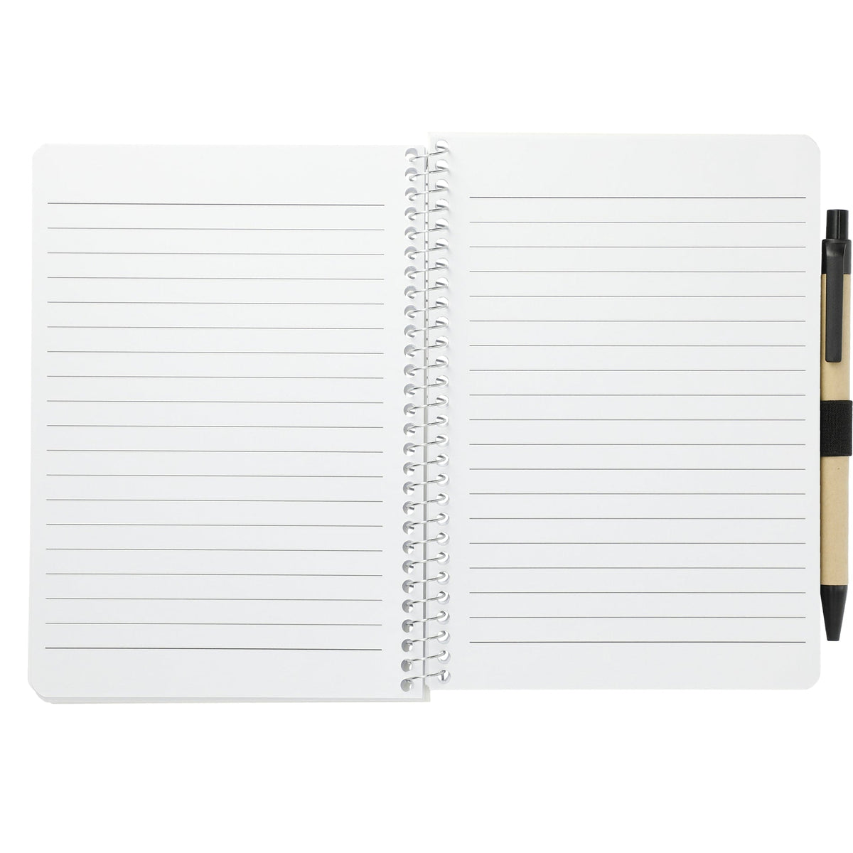 FSC® Mix 5” x 7” Spiral Notebook with Pen - Etchified - Etchified - SM-4347BL