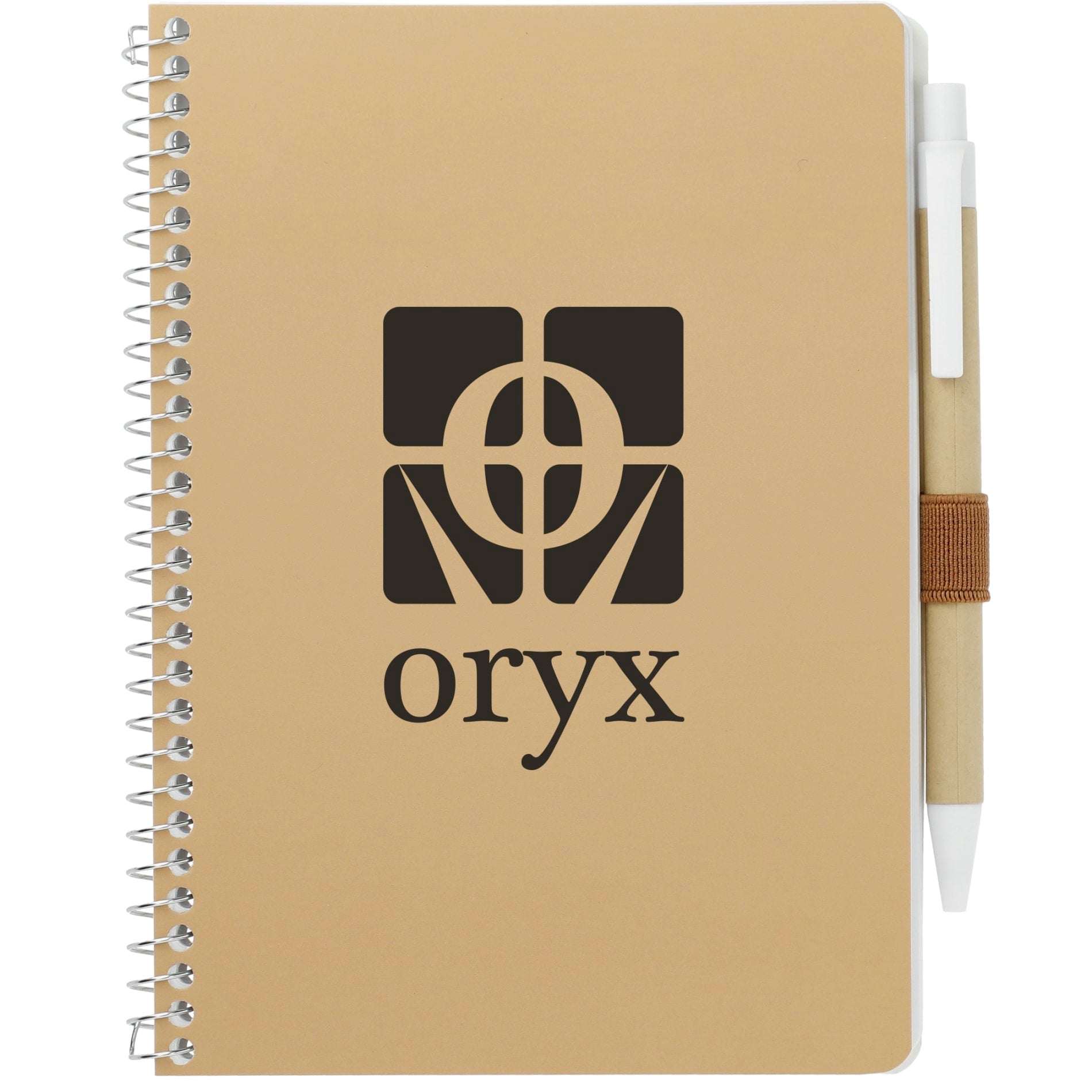 FSC® Mix 5” x 7” Spiral Notebook with Pen - Etchified - Etchified - SM-4347NT