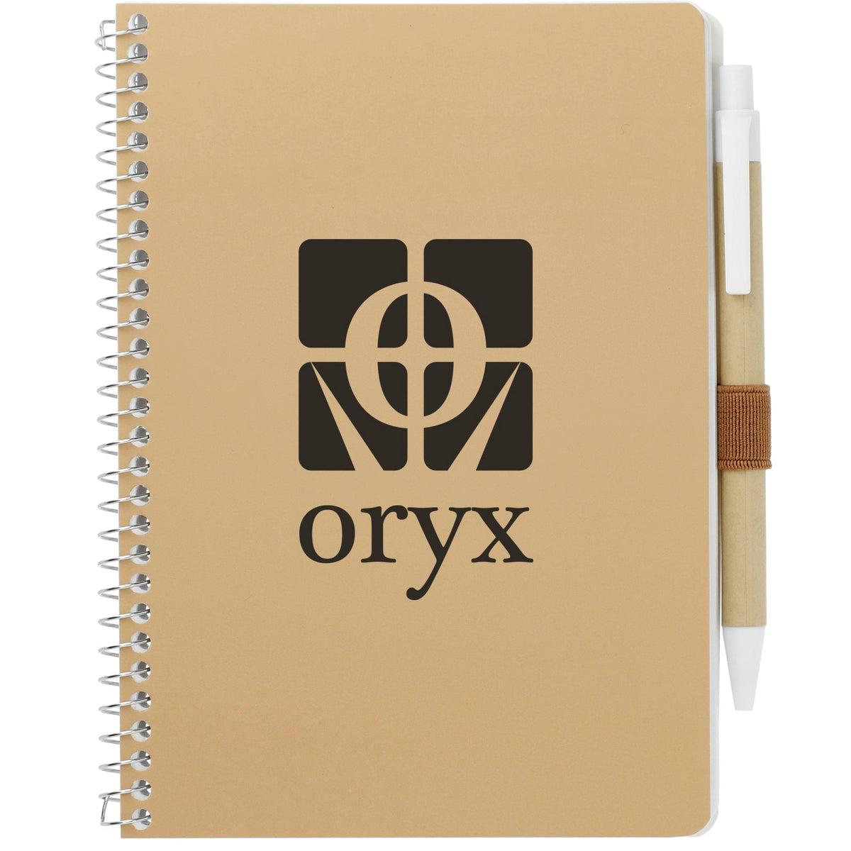 FSC® Mix 5” x 7” Spiral Notebook with Pen - Etchified - Etchified - SM-4347NT