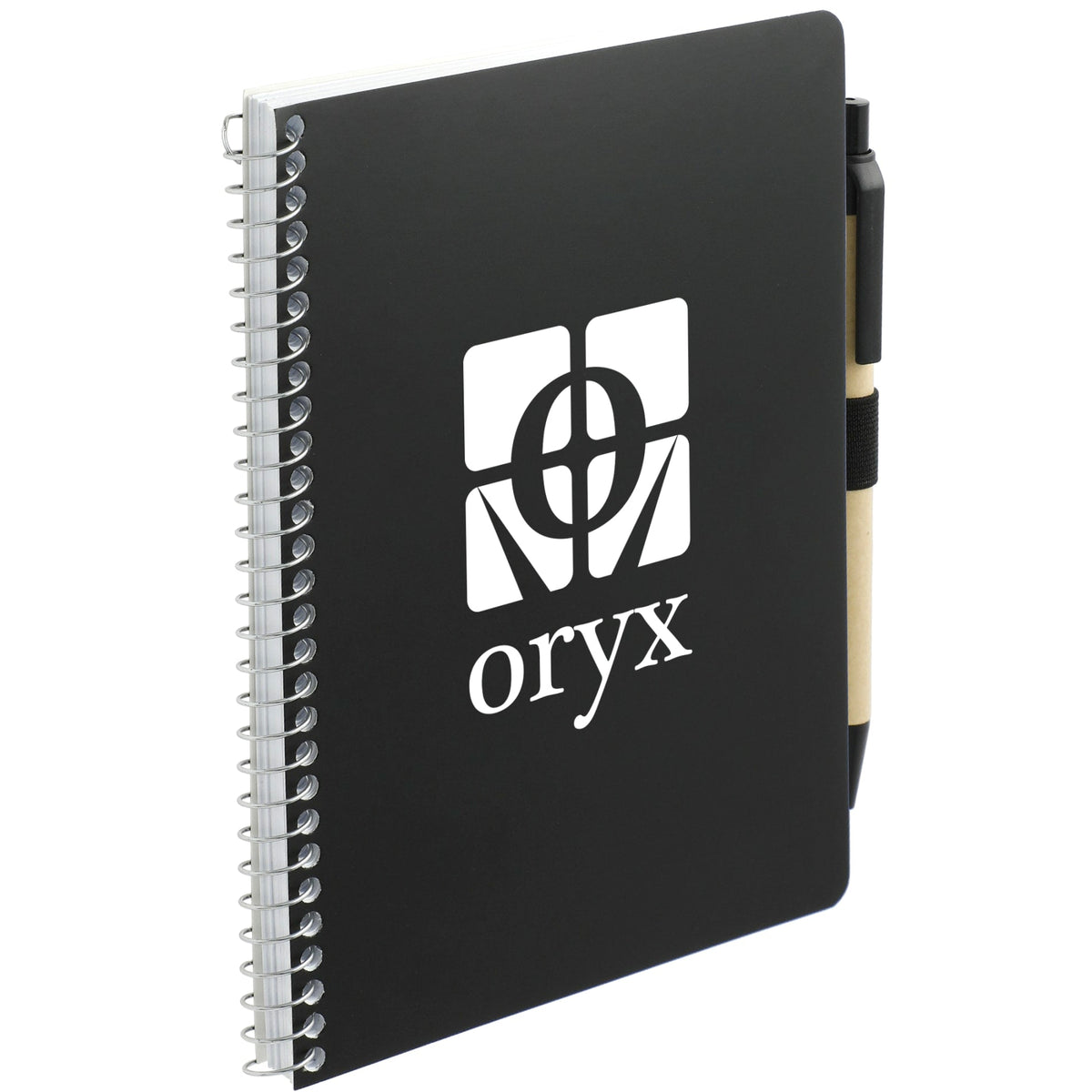 FSC® Mix 5” x 7” Spiral Notebook with Pen - Etchified - Etchified - SM-4347NT