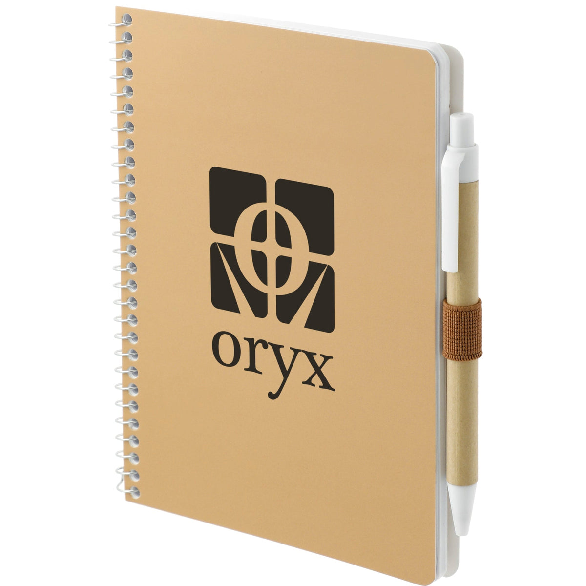 FSC® Mix 5” x 7” Spiral Notebook with Pen - Etchified - Etchified - SM-4347NT