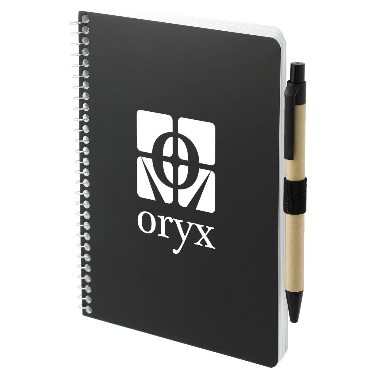 FSC® Mix 5” x 7” Spiral Notebook with Pen - Etchified - Etchified - SM-4347NT