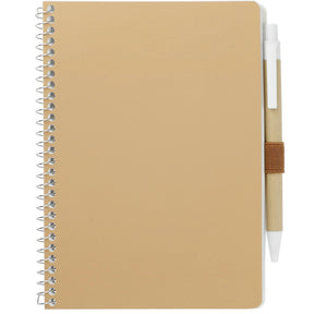 FSC® Mix 5” x 7” Spiral Notebook with Pen - Etchified - Etchified - SM-4347NT