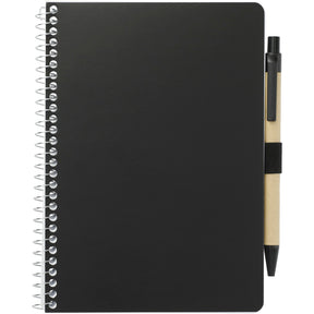 FSC® Mix 5” x 7” Spiral Notebook with Pen - Etchified - Etchified - SM-4347NT