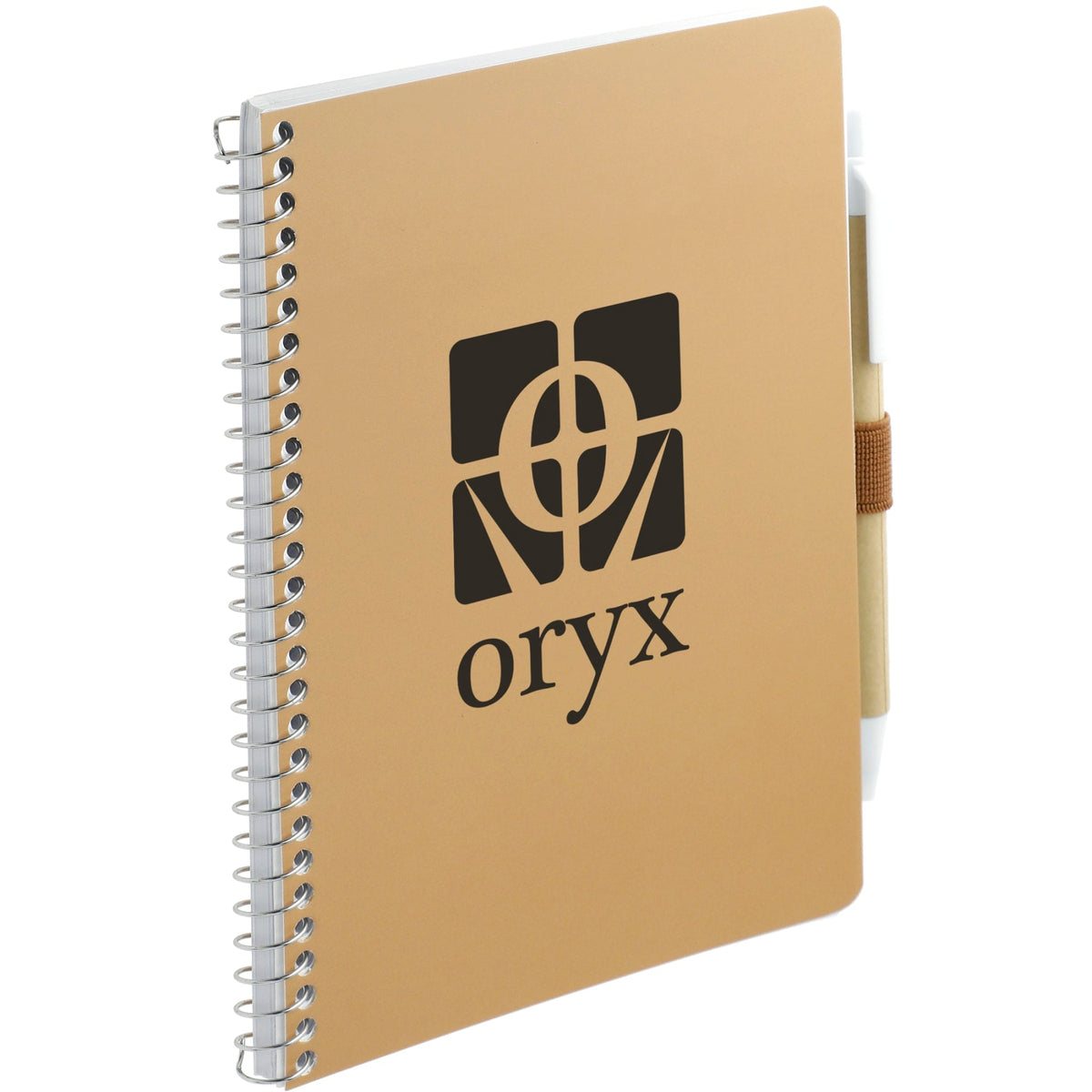 FSC® Mix 5” x 7” Spiral Notebook with Pen - Etchified - Etchified - SM-4347NT