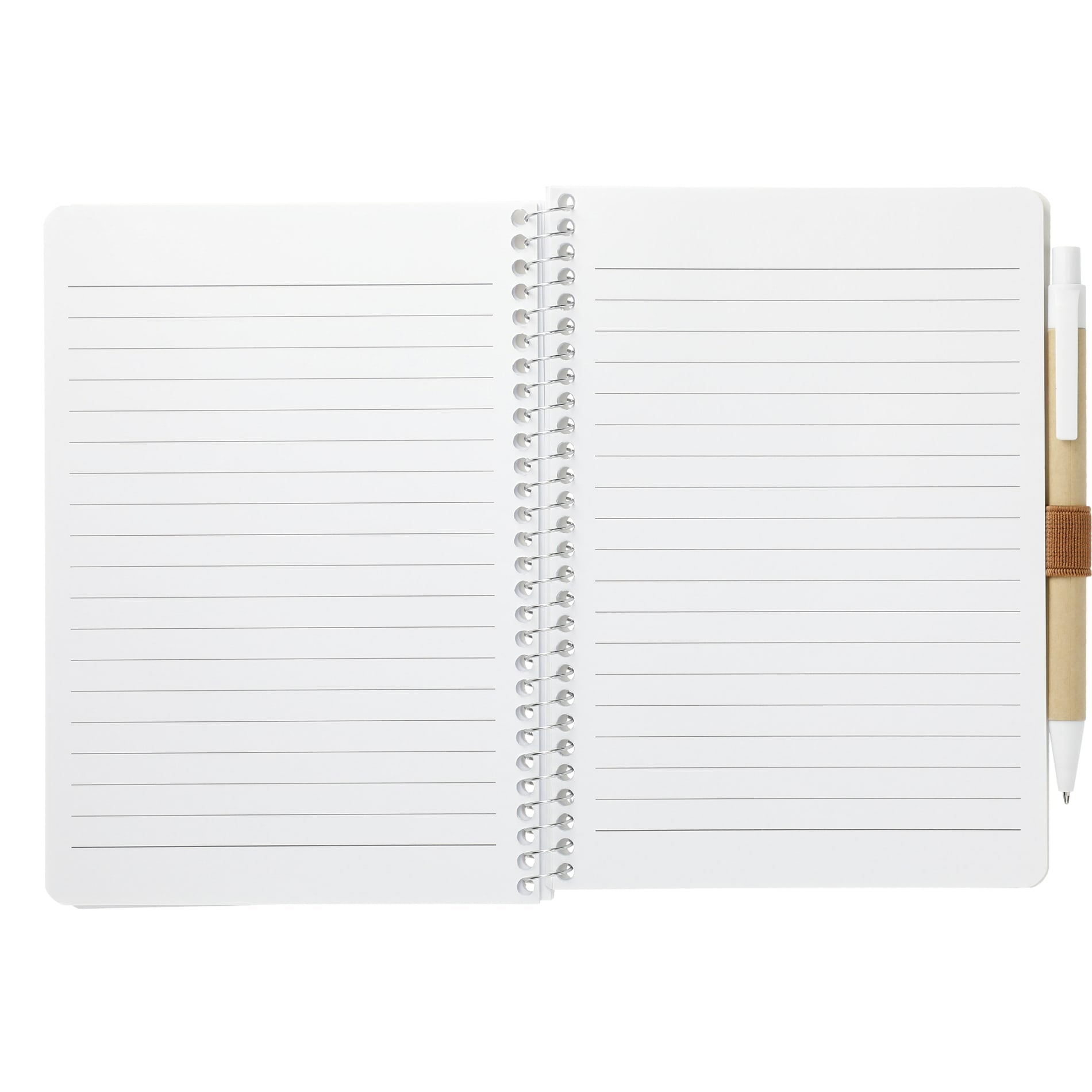 FSC® Mix 5” x 7” Spiral Notebook with Pen - Etchified - Etchified - SM-4347NT
