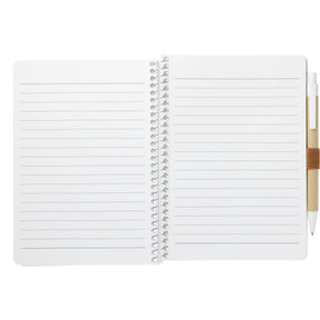 FSC® Mix 5” x 7” Spiral Notebook with Pen - Etchified - Etchified - SM-4347NT